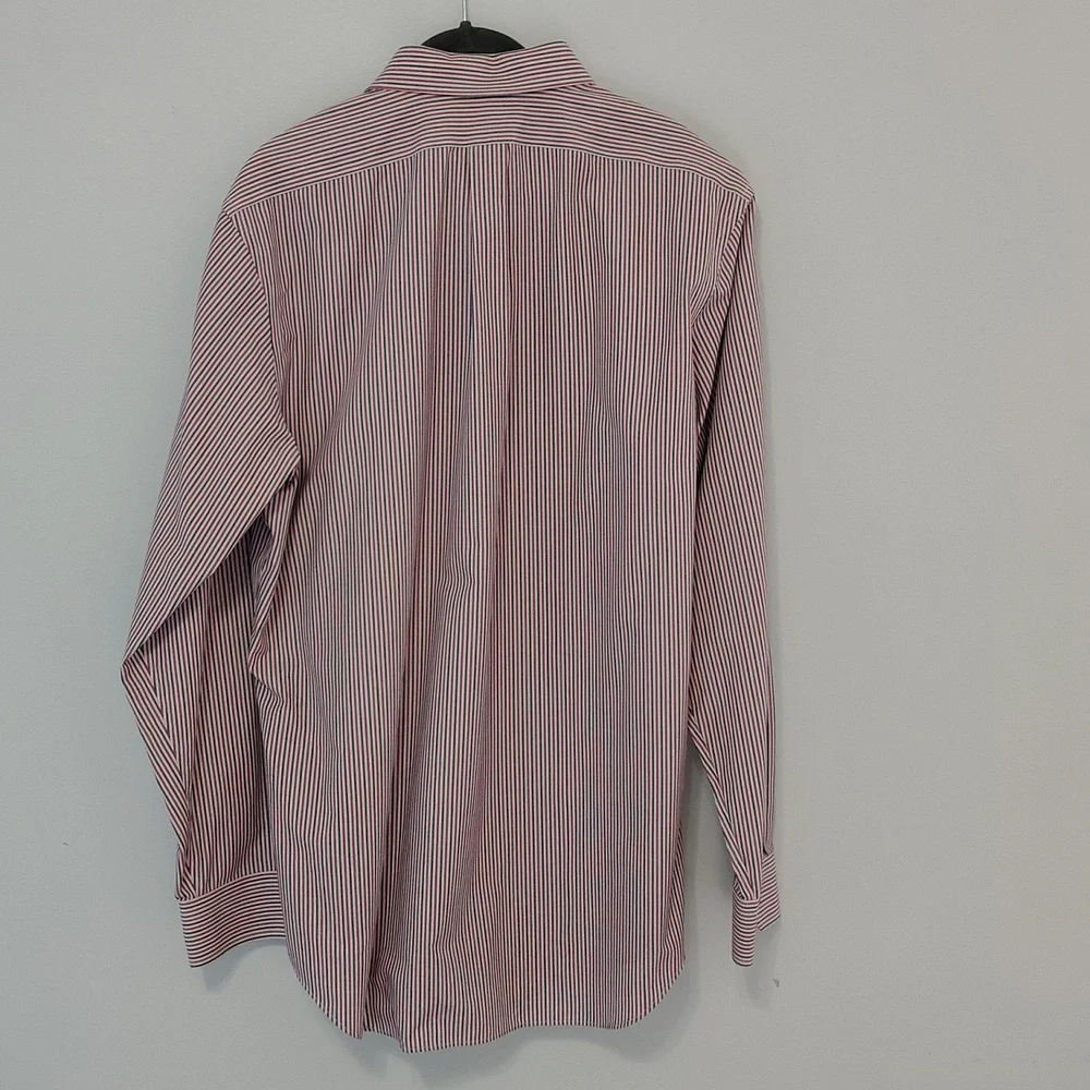 Banana Republic Dress Shirt Sze L 16-16 1/2 Classic Fit Tailored Office Striped
